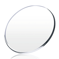 Circular blue light filter lens with dark rim