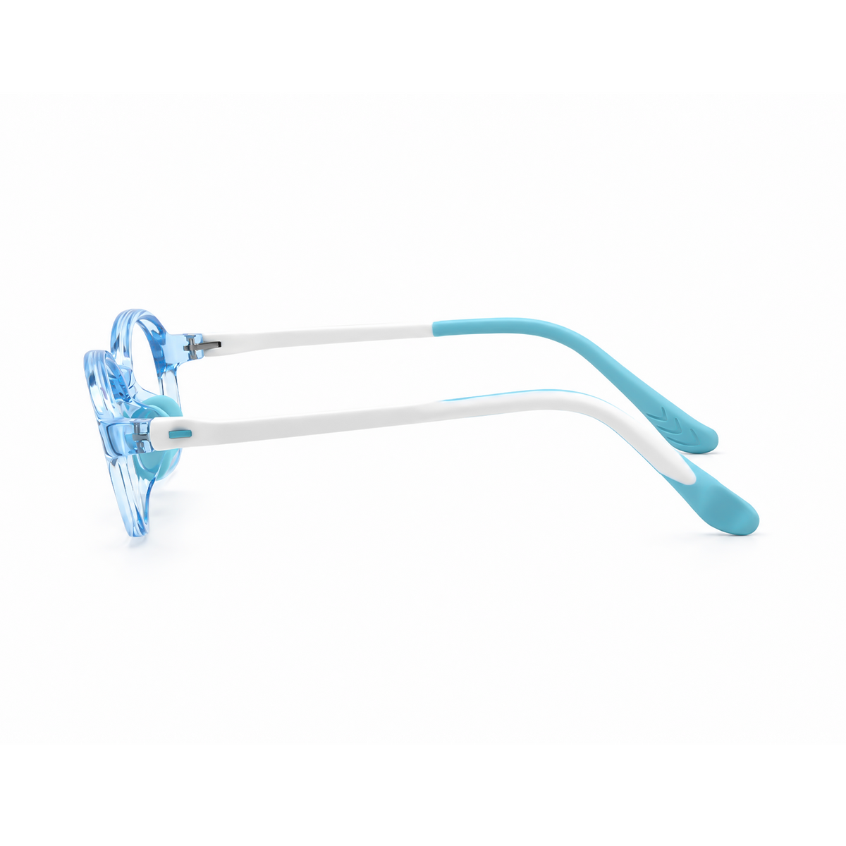 Avery kids prescription glasses in Blue, product view 3