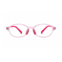 Avery kids prescription glasses in Pink, front view