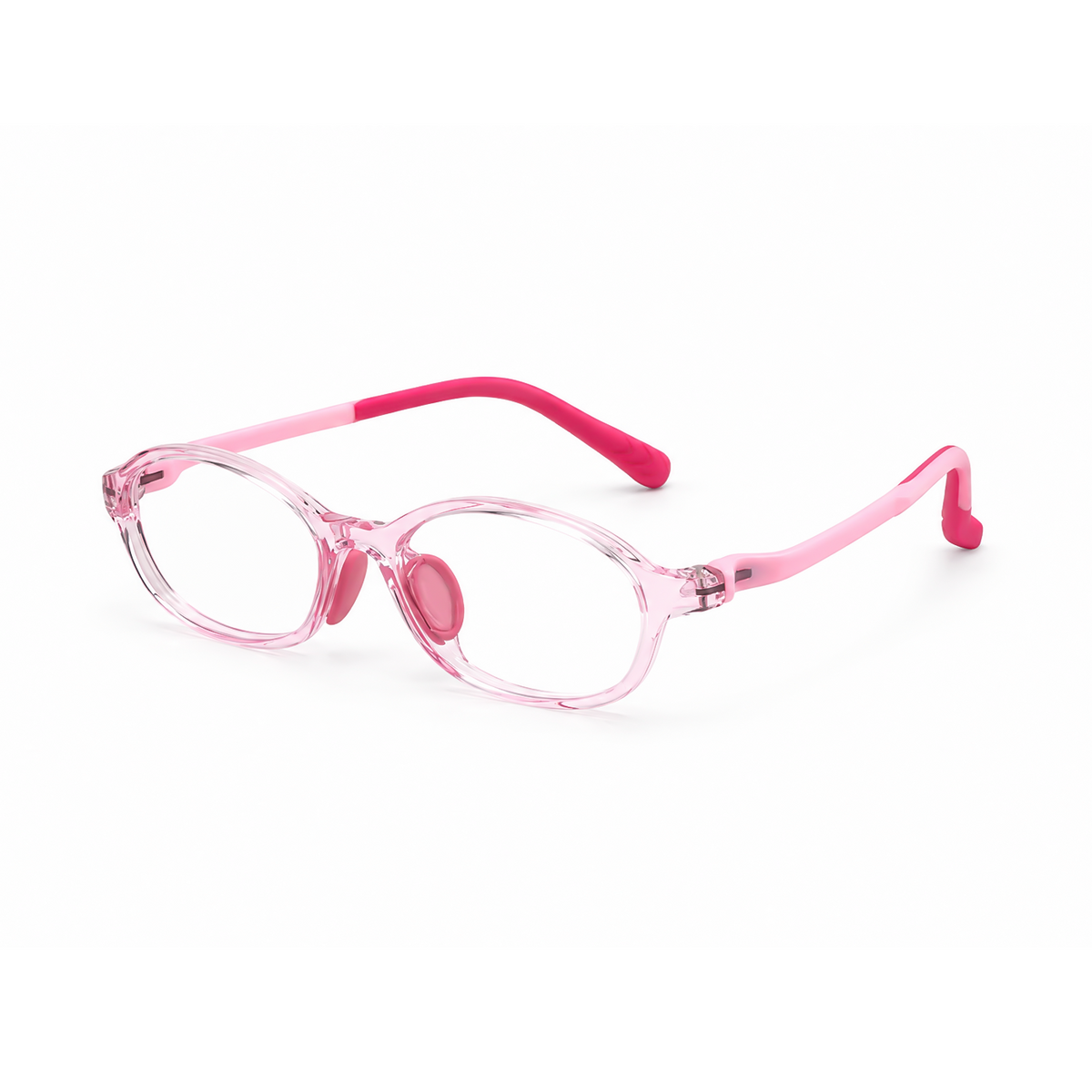 Avery kids prescription glasses in Pink, product view 2