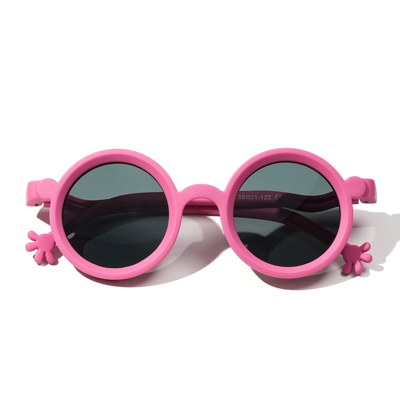 Zest kids sunglasses in Hot Pink, view 4