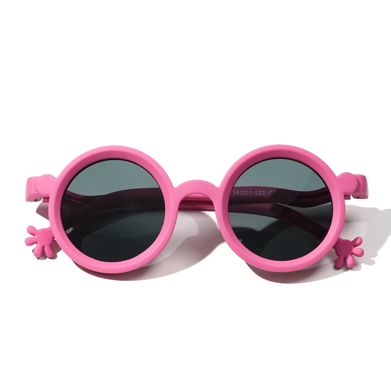 Zest kids sunglasses in Hot Pink, view 4
