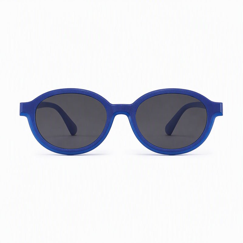 Skipper (2-in-1) Blue kids magnetic clip-on prescription sunglasses