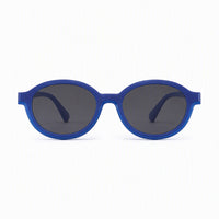 Skipper (2-in-1) Blue kids magnetic clip-on prescription sunglasses
