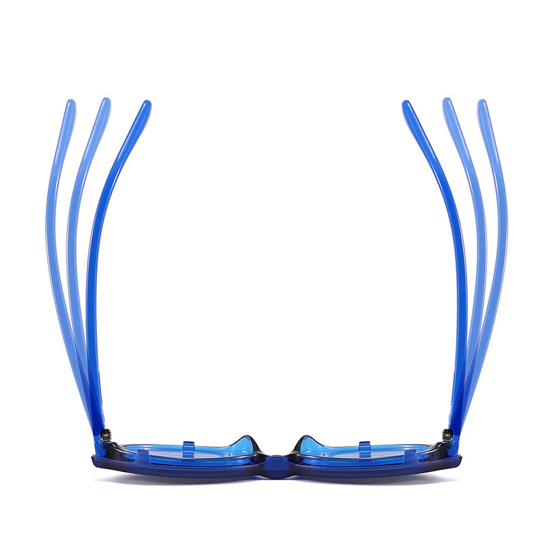 Skipper (2-in-1) Blue kids magnetic clip-on prescription sunglasses