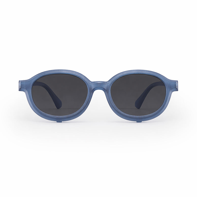 Skipper (2-in-1) White kids magnetic clip-on prescription sunglasses
