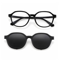 Rocket (2-in-1) Black kids magnetic clip-on prescription sunglasses