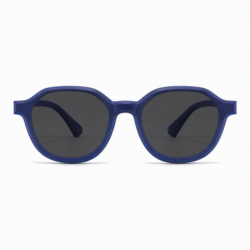 Rocket (2-in-1) Blue kids magnetic clip-on prescription sunglasses