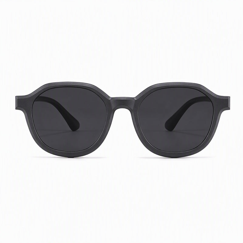 Rocket (2-in-1) Gray kids magnetic clip-on prescription sunglasses