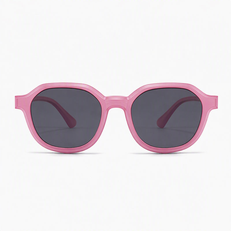 Rocket (2-in-1) Pink kids magnetic clip-on prescription sunglasses