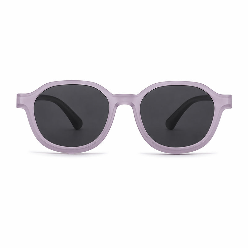 Rocket (2-in-1) Purple kids magnetic clip-on prescription sunglasses
