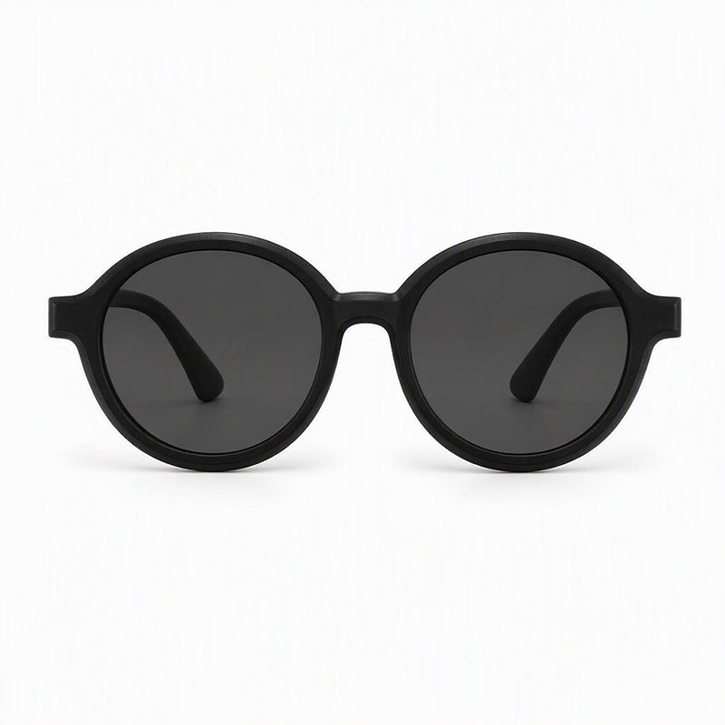 Racer (2-in-1) Black kids magnetic clip-on prescription sunglasses