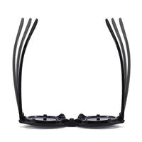 Racer (2-in-1) Black kids magnetic clip-on prescription sunglasses