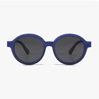 Racer (2-in-1) Blue kids magnetic clip-on prescription sunglasses