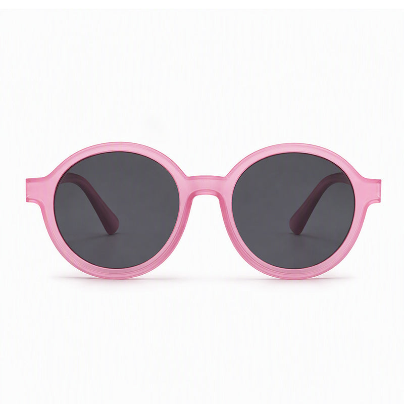 Racer (2-in-1) Pink kids magnetic clip-on prescription sunglasses