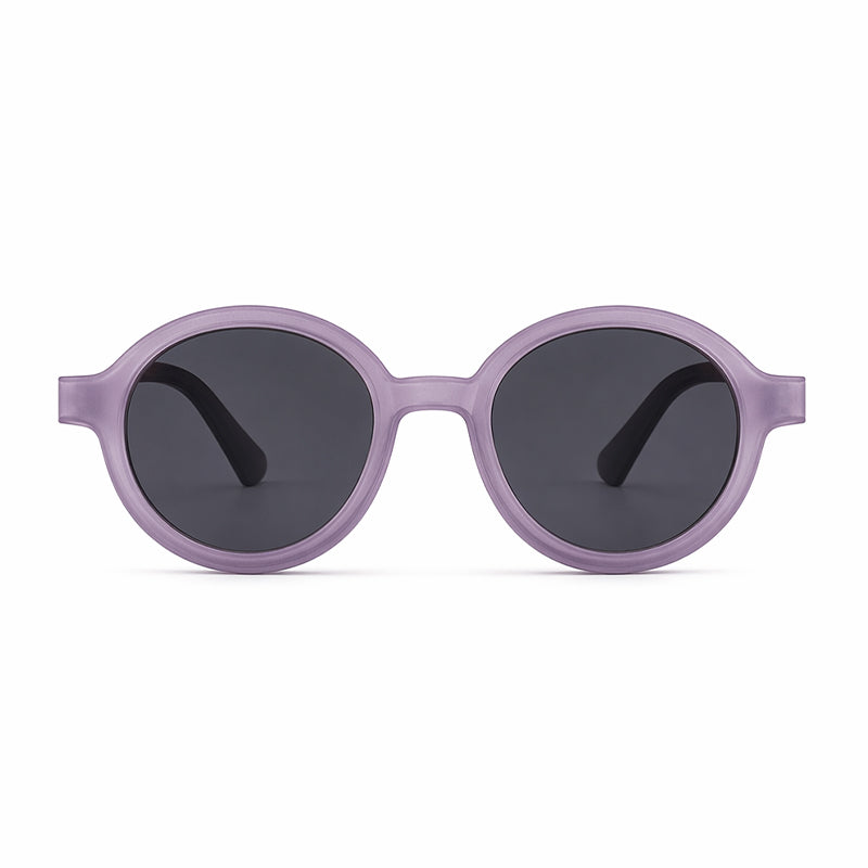 Racer (2-in-1) Purple kids magnetic clip-on prescription sunglasses