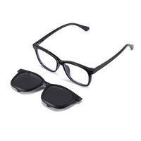 Tempo (2-in-1) Black kids magnetic clip-on prescription sunglasses