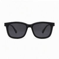 Tempo (2-in-1) Black kids magnetic clip-on prescription sunglasses
