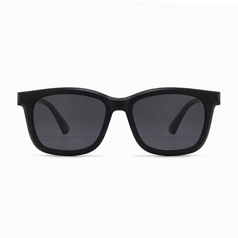Tempo (2-in-1) Black kids magnetic clip-on prescription sunglasses