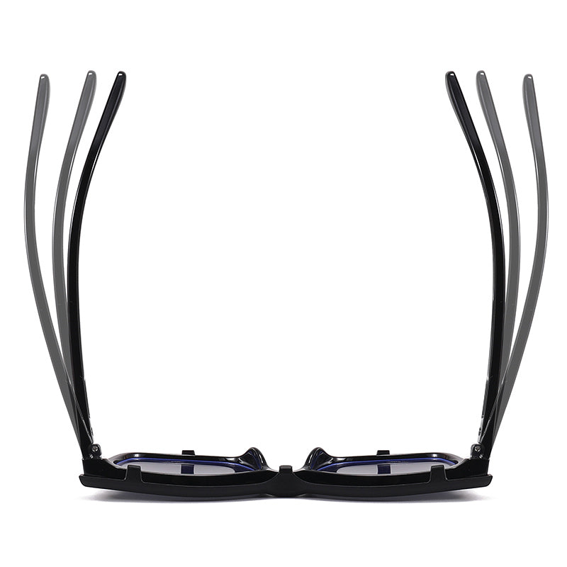 Tempo (2-in-1) Black kids magnetic clip-on prescription sunglasses