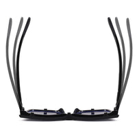 Tempo (2-in-1) Black kids magnetic clip-on prescription sunglasses