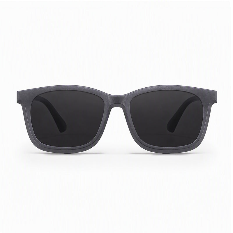 Tempo (2-in-1) Gray kids magnetic clip-on prescription sunglasses