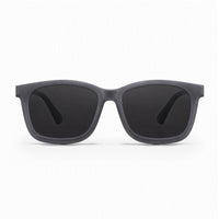 Tempo (2-in-1) Gray kids magnetic clip-on prescription sunglasses