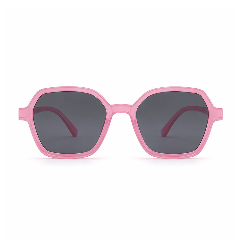 Bolt (2-in-1) Pink kids magnetic clip-on prescription sunglasses