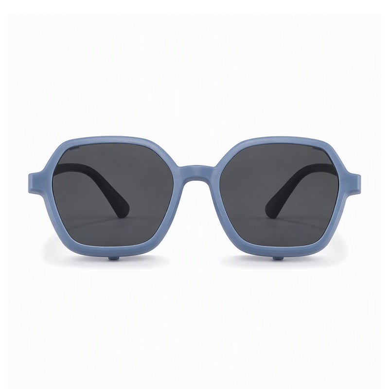 Bolt (2-in-1) White kids magnetic clip-on prescription sunglasses