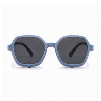 Bolt (2-in-1) White kids magnetic clip-on prescription sunglasses