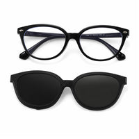Chase (2-in-1) Black kids magnetic clip-on prescription sunglasses