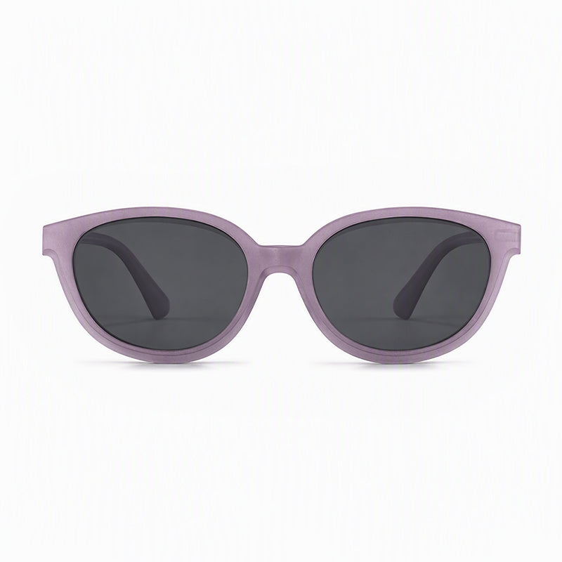 Chase (2-in-1) Purple kids magnetic clip-on prescription sunglasses