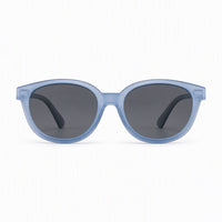 Chase (2-in-1) White kids magnetic clip-on prescription sunglasses