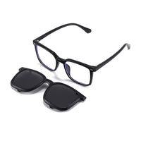 Ryder (2-in-1) Black kids magnetic clip-on prescription sunglasses