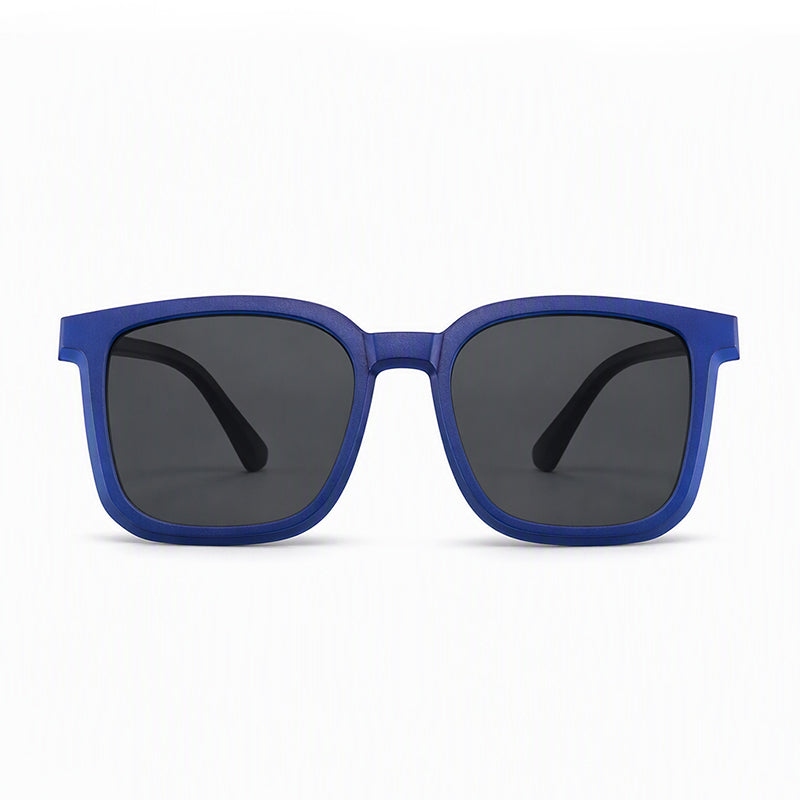 Ryder (2-in-1) Blue kids magnetic clip-on prescription sunglasses