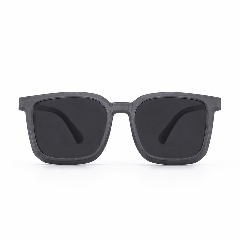 Ryder (2-in-1) Gray kids magnetic clip-on prescription sunglasses