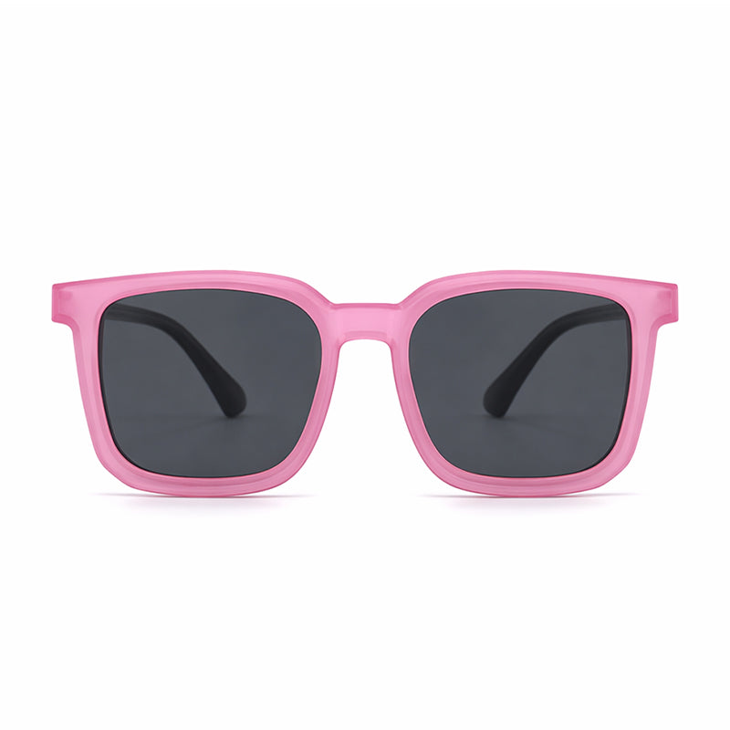 Ryder (2-in-1) Pink kids magnetic clip-on prescription sunglasses