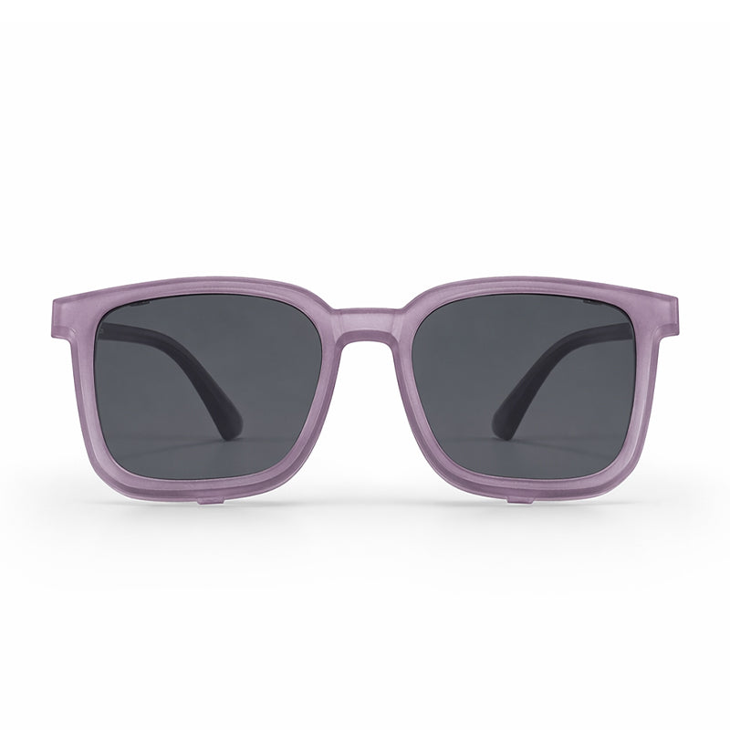 Ryder (2-in-1) Purple kids magnetic clip-on prescription sunglasses