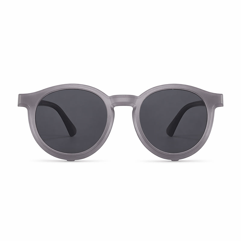 Finn (2-in-1) Gray kids magnetic clip-on prescription sunglasses
