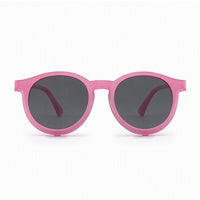 Finn (2-in-1) Pink kids magnetic clip-on prescription sunglasses