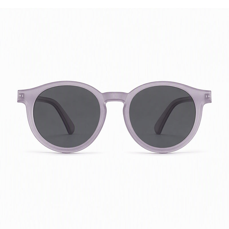 Finn (2-in-1) Purple kids magnetic clip-on prescription sunglasses