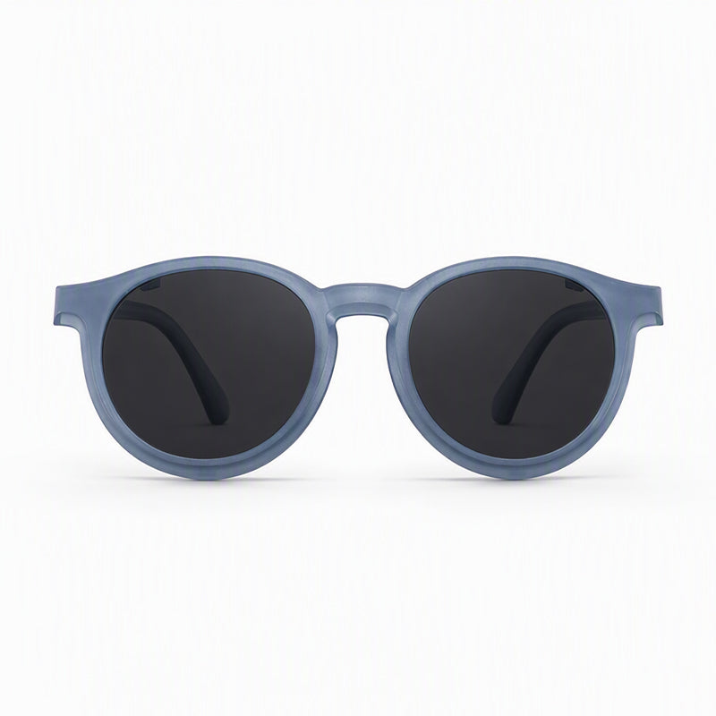 Finn (2-in-1) White kids magnetic clip-on prescription sunglasses