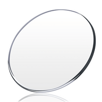 Advanced Coatings round coating sample with dark gray rim