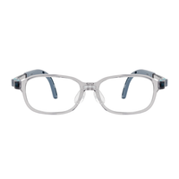 Eli kids prescription glasses in Grey, front view