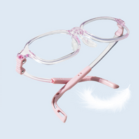 Eli kids prescription glasses in Pink, product view 3