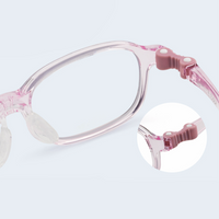 Eli kids prescription glasses in Pink, product view 4