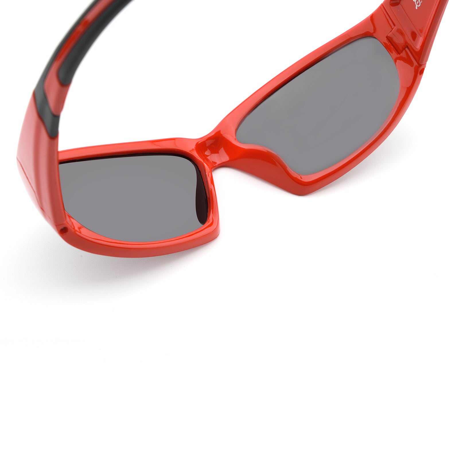 Zoom kids sunglasses in Red, view 4