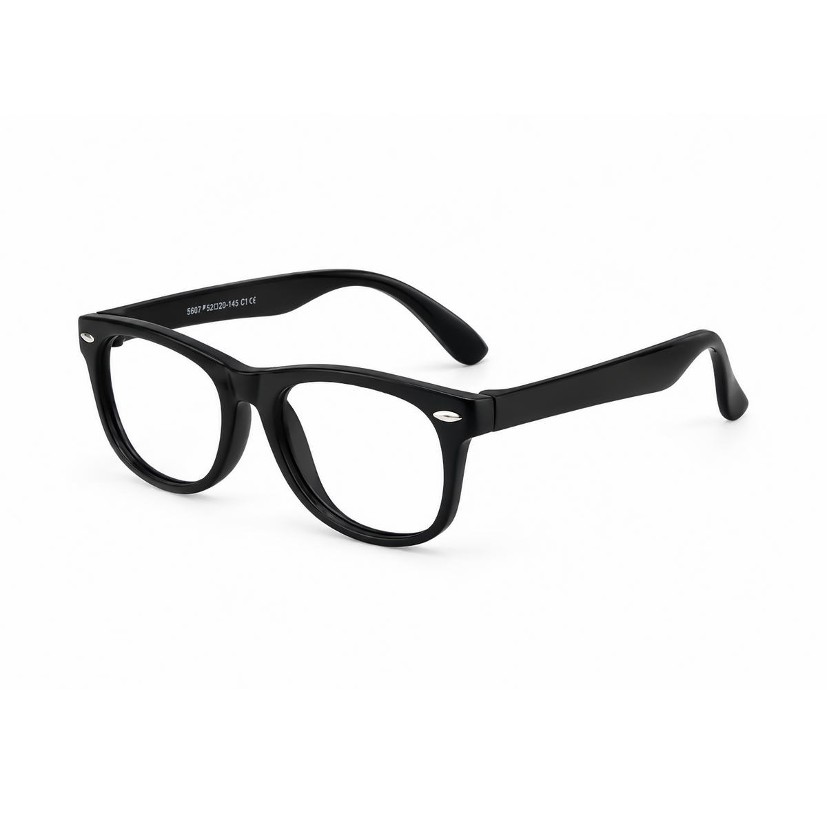 Theo kids prescription glasses in Black, product view 2