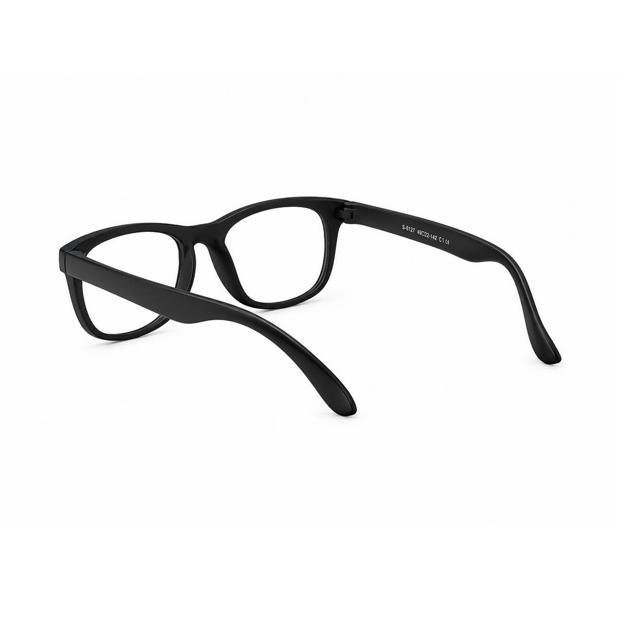 Theo kids prescription glasses in Black, product view 3