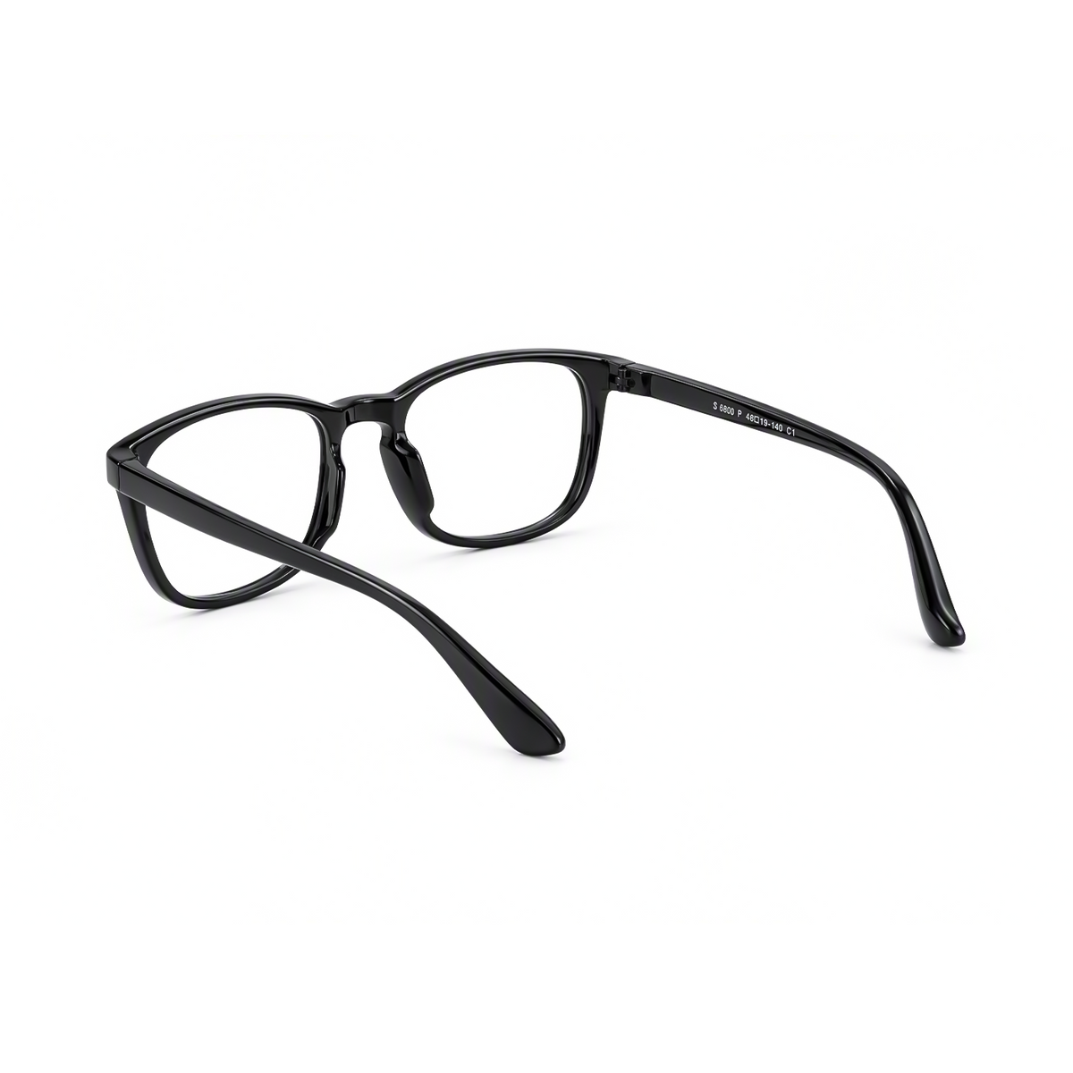Nico kids prescription glasses in Glossy Black, product view 3